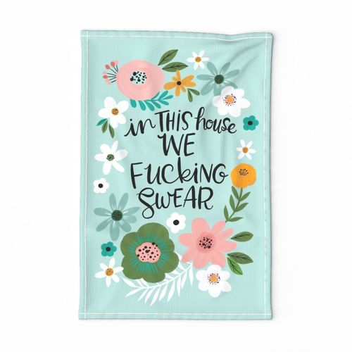 Fresh Out of Fucks - Funny Kitchen Towels Decorative Dish Towels