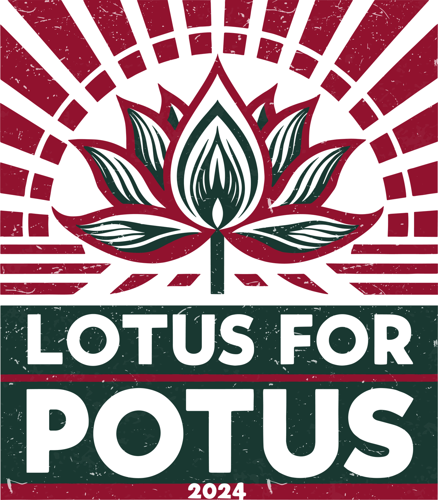 Lotus For Potus Sticker