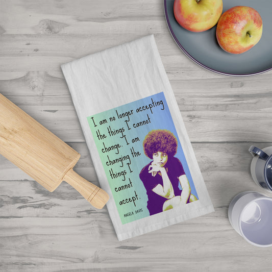 Angela Davis Tea Towel