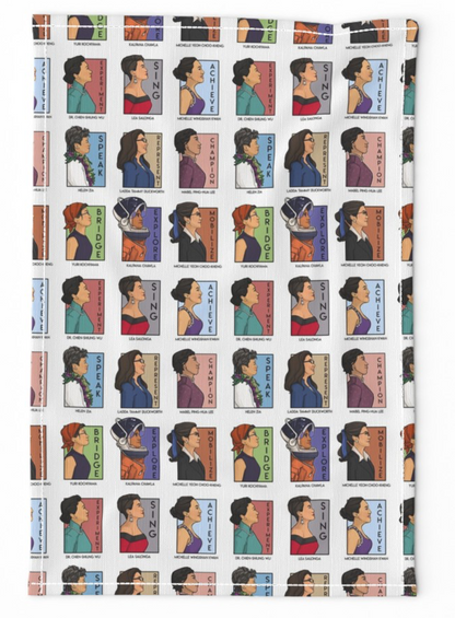 Asian American & Pacific Islander Radical Women Tea Towel