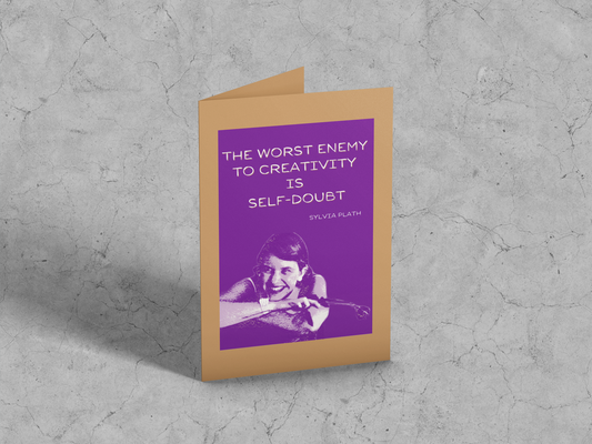 Sylvia Plath Card