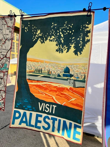 Visit Palestine Tea Towel